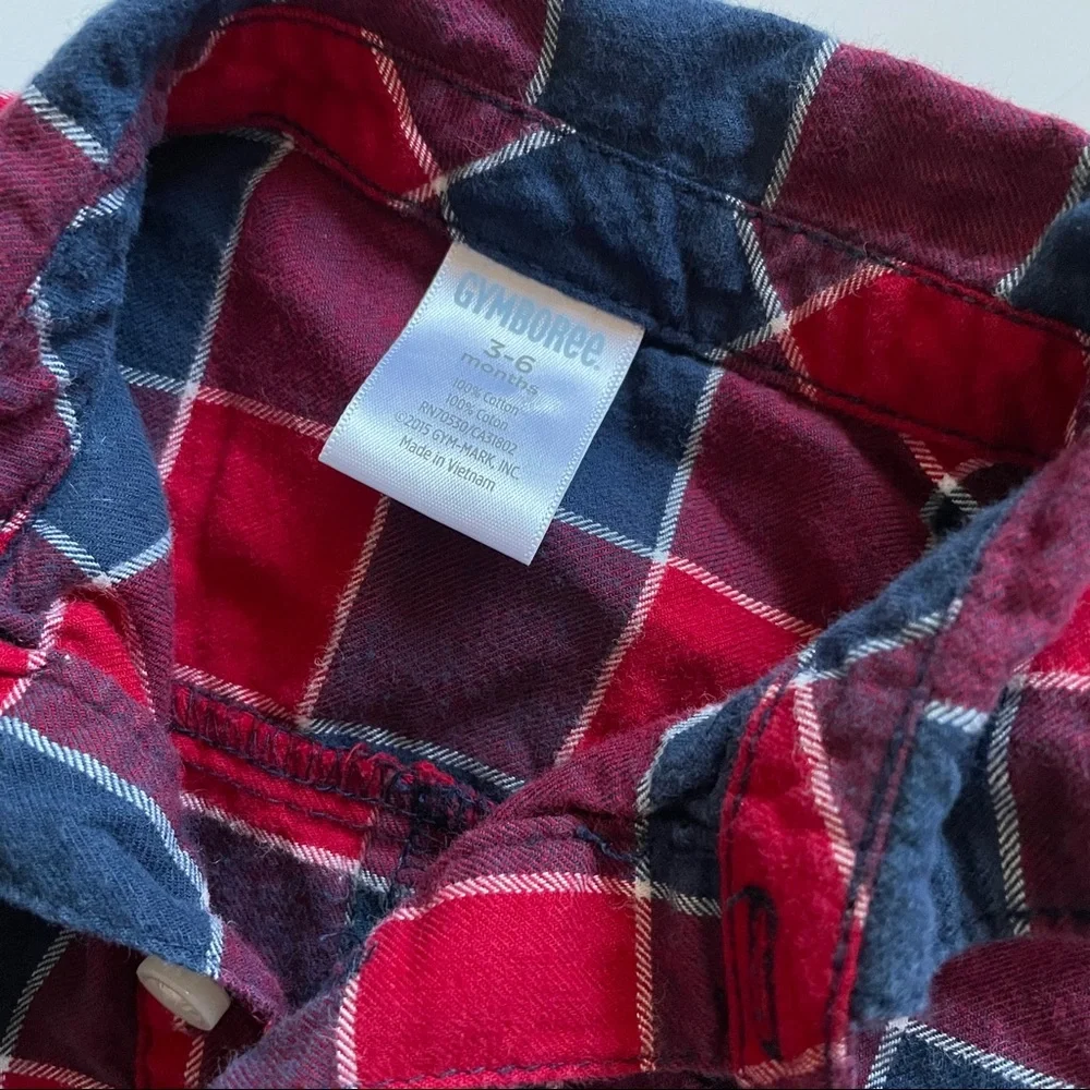 Gymboree flannel coverall